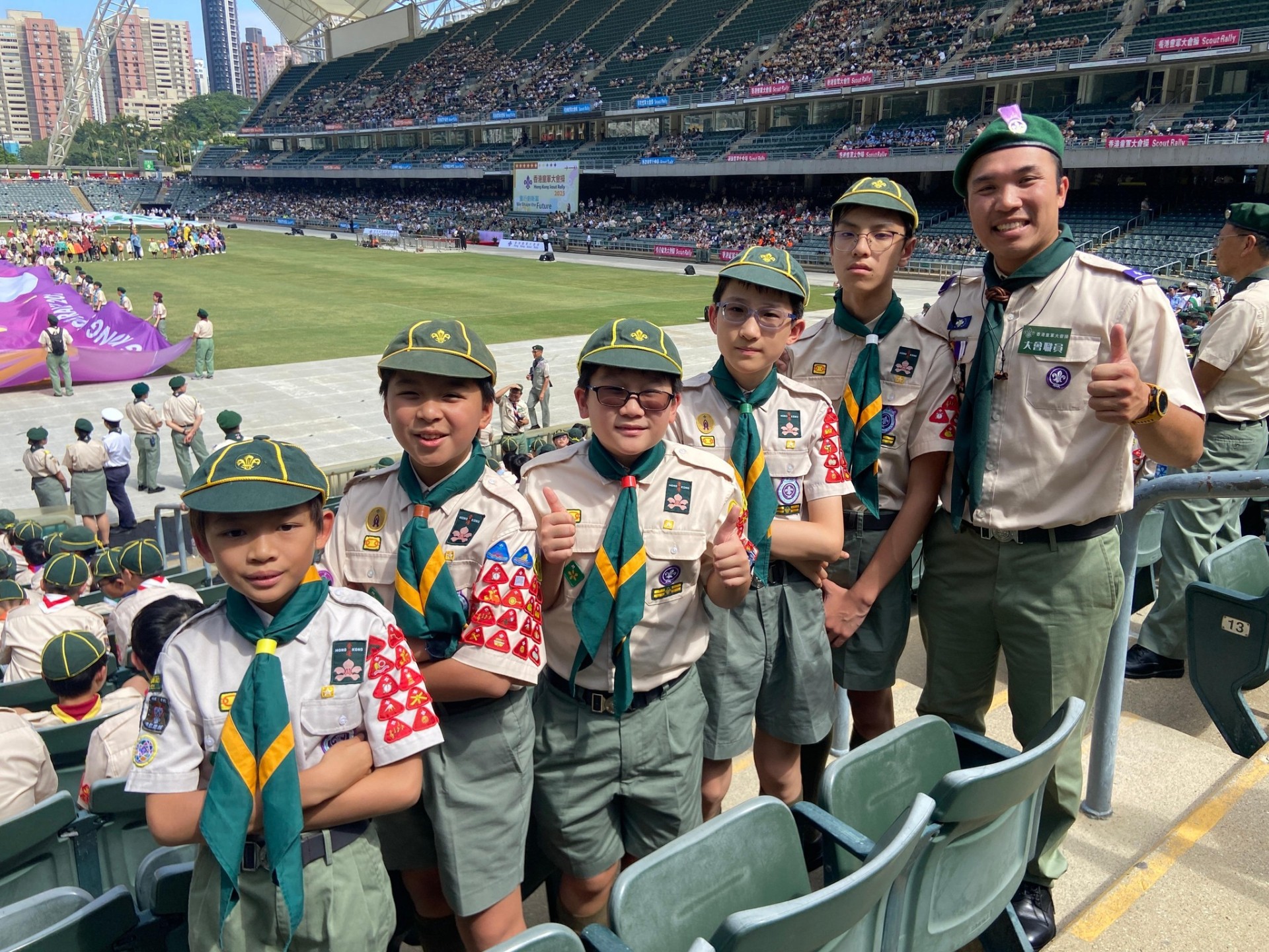本校幼童軍成員榮獲金紫荊獎章